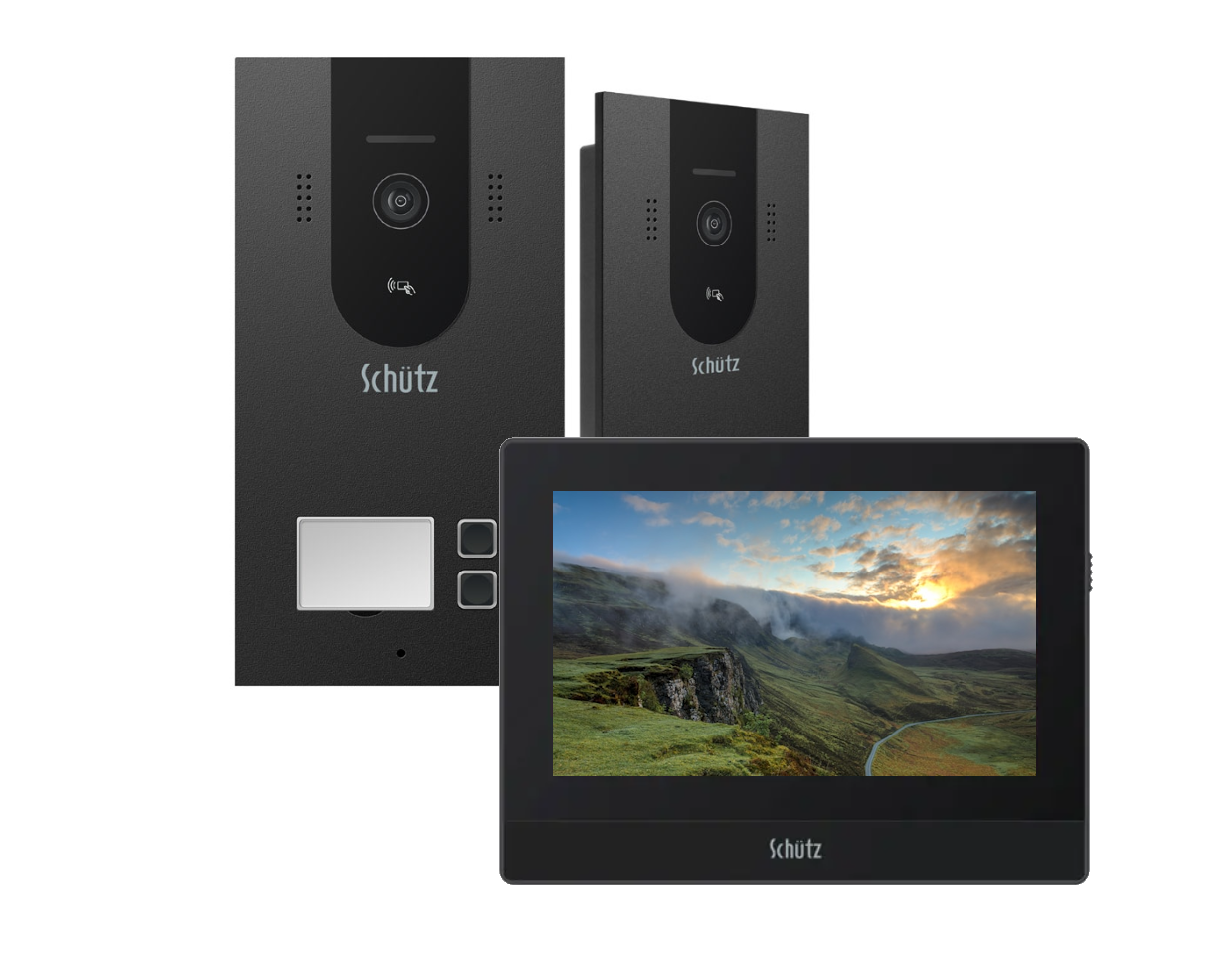 Pack SCHUTZ – Écran VDP 5" + Vidéophone de porte